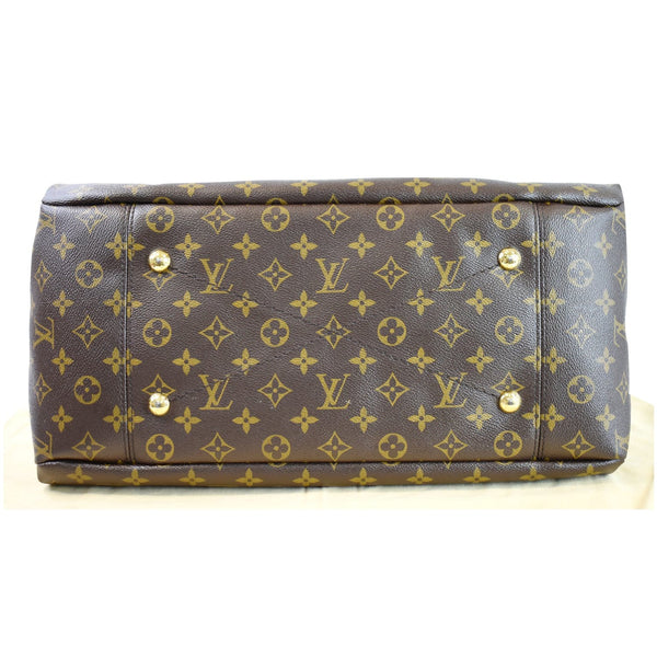 LOUIS VUITTON Artsy MM Monogram Canvas Shoulder Bag Brown