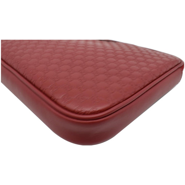 Gucci Microguccissima Leather Clutch Bag - round corner