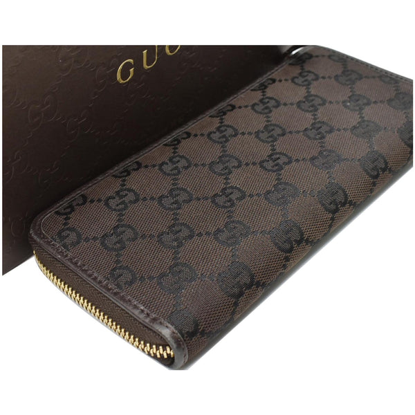 Gucci GG Canvas Zip Around Wallet - Used Luxury For Sale
