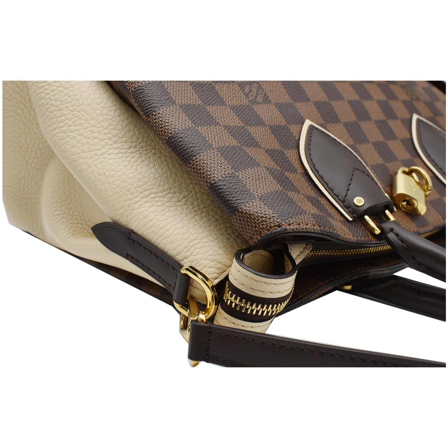 Authentic Louis Vuitton Normandy Damier Ebene Duo Shoulder Handbag