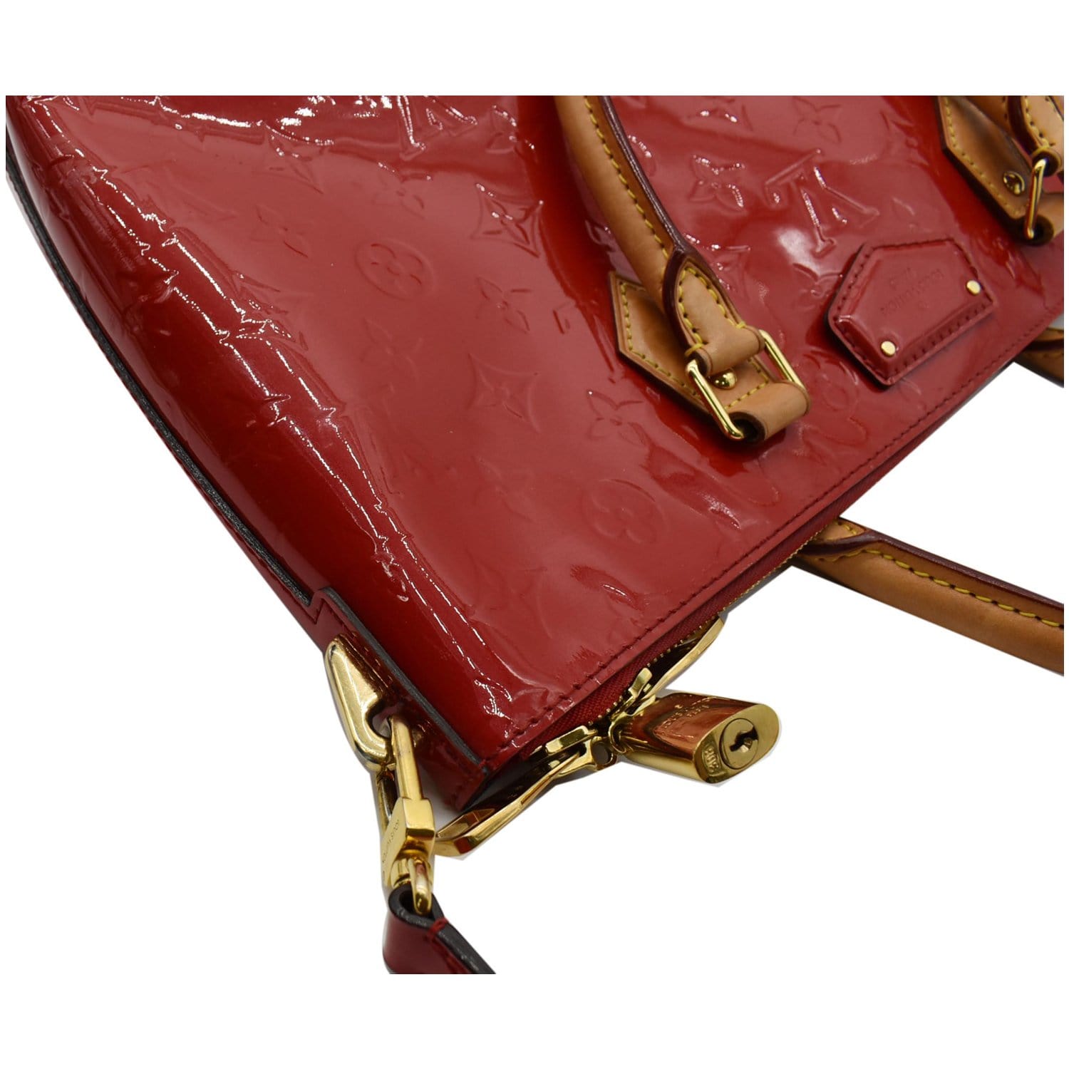 Louis Vuitton 2014 Pre-owned Vernis Montebello PM Handbag - Red