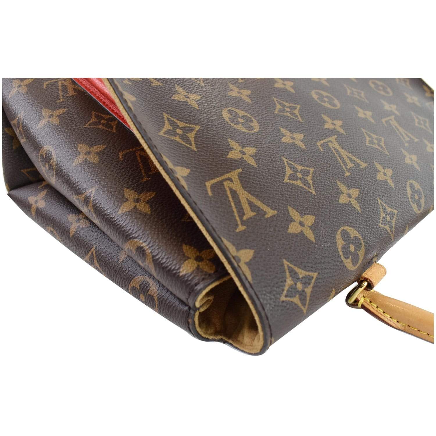 LOUIS VUITTON Monogram Marignan Gold Buckle Handle Shoulder Bag