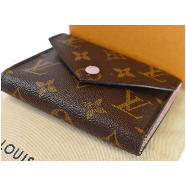 Louis Vuitton Victorine Monogram Canvas Wallet Rose - lv logos