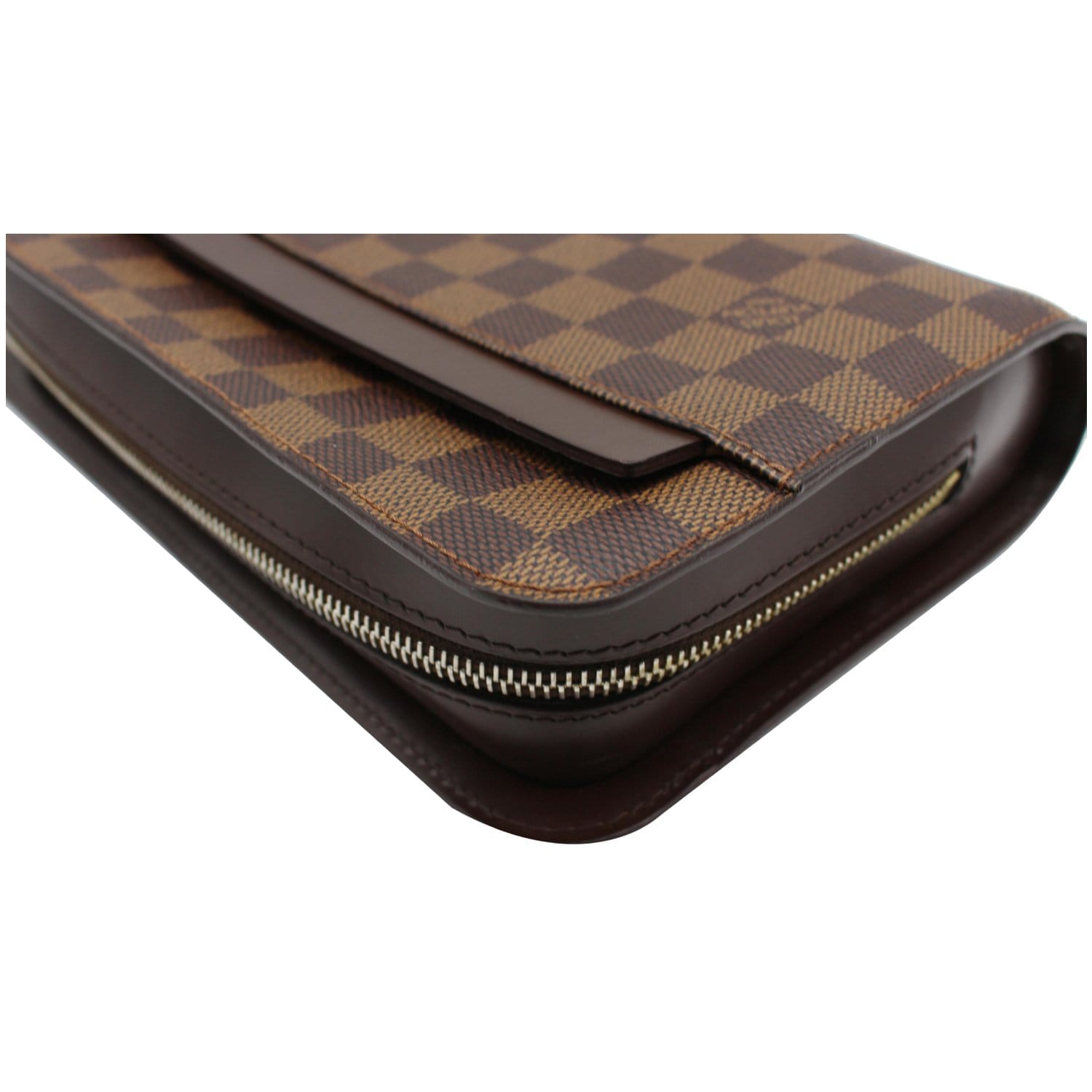 Louis Vuitton Damier Ebene Pouch - Brown Clutches, Handbags - LOU747687