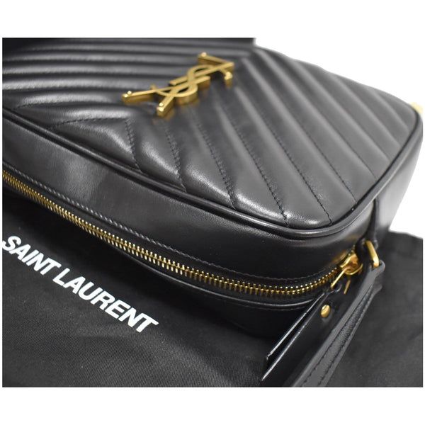 Yves Saint Laurent Lou Leather Camera Crossbody Bag - Black preview