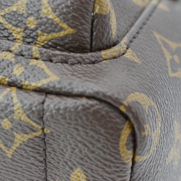 LOUIS VUITTON Palm Springs Mini Monogram Canvas Backpack Brown