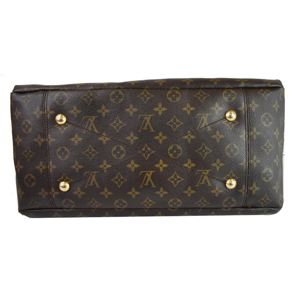Louis Vuitton Artsy MM Monogram Canvas Tote Handbag Bag - base view