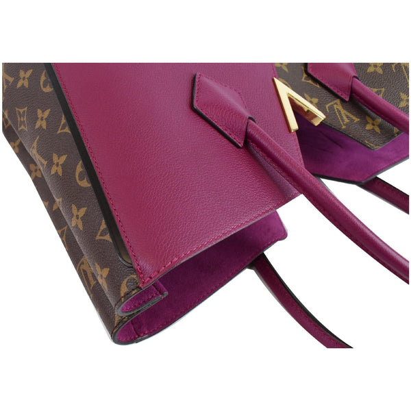 LOUIS VUITTON Kimono Monogram Calfskin Tote Bag Brown/Magenta