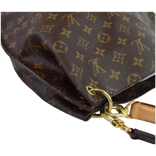 LOUIS VUITTON Metis Hobo Monogram Canvas Shoulder Bag Brown