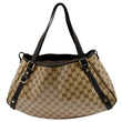 GUCCI Medium Abbey Coated Canvas Shoulder Bag Beige 293578