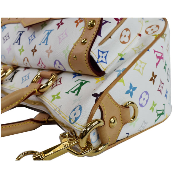 LOUIS VUITTON Rita Multicolor Monogram Shoulder Bag White