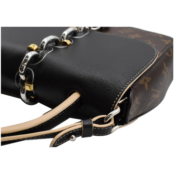 Louis Vuitton Chain It Monogram Canvas Shoulder Bag Black