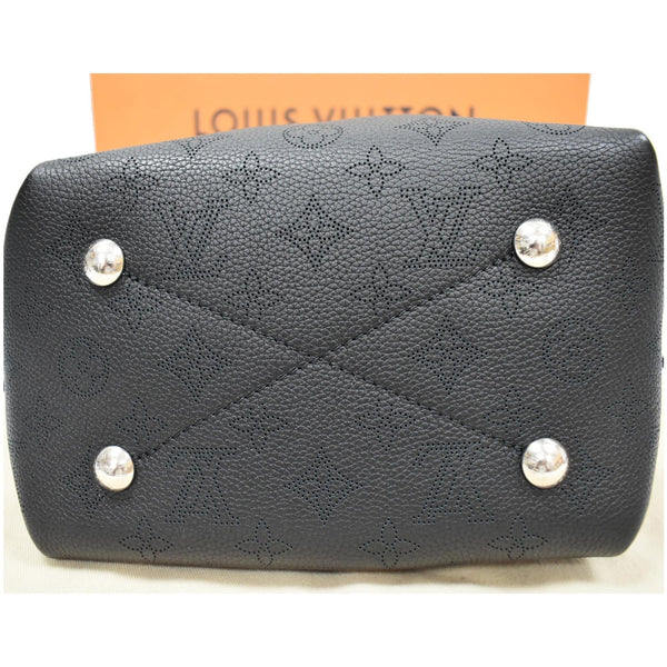 LOUIS VUITTON Bella Mahina Calf Leather Crossbody Bag Black