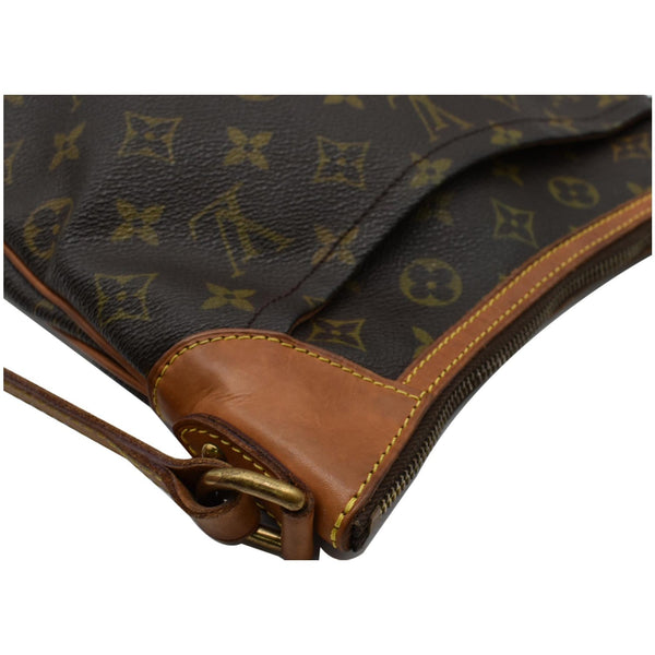 LOUIS VUITTON Odeon PM Monogram Canvas Shoulder Bag Brown