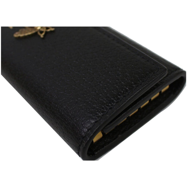 Gucci Animalier Bee Leather Key Case Black - key box  | Shop at DDH