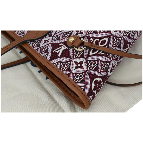 LOUIS VUITTON Neverfull MM Since 1854 Jacquard Shoulder Bag Bordeaux Red