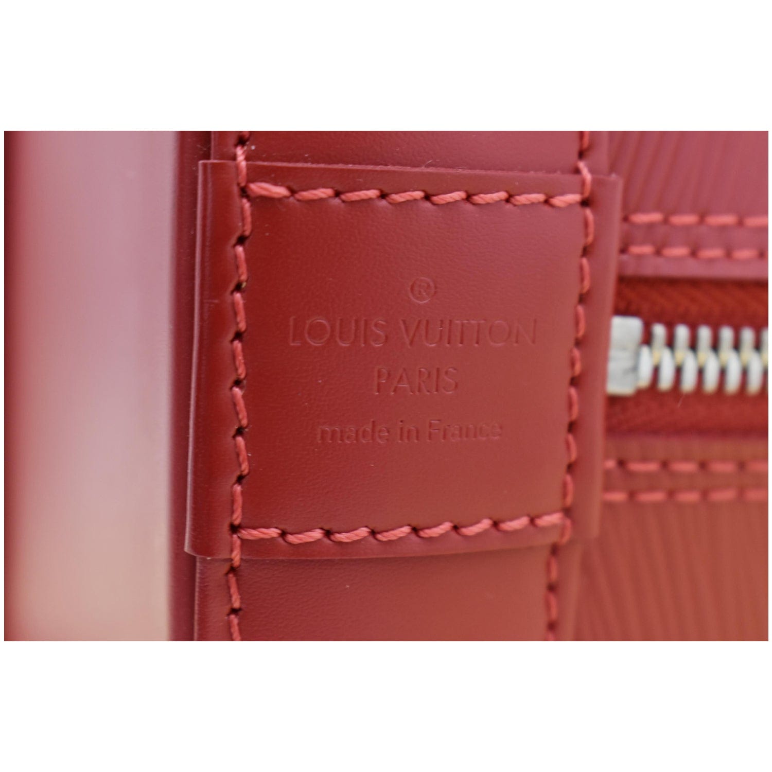 Alma leather handbag Louis Vuitton Brown in Leather - 25117946