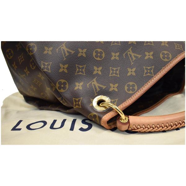 Louis Vuitton Artsy MM Hobo Bag Brown - corner preview - Dallas Designer