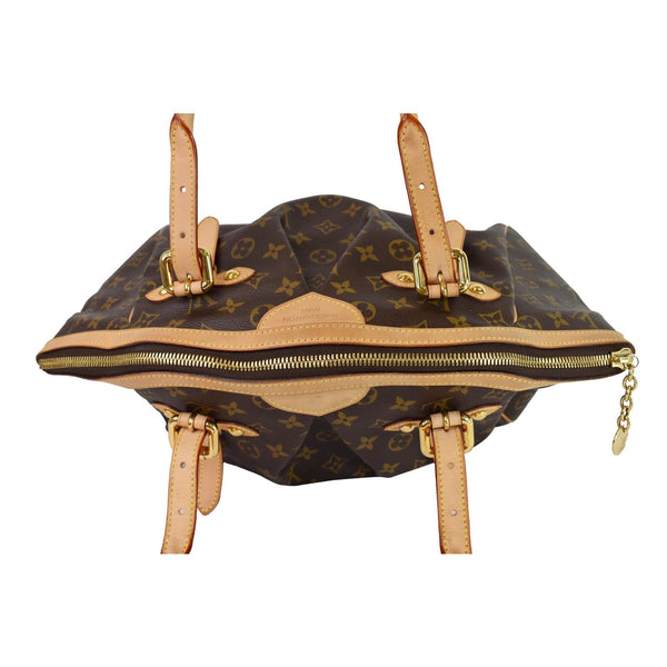 LOUIS VUITTON Tivoli GM Monogram Canvas Shoulder Bag Brown