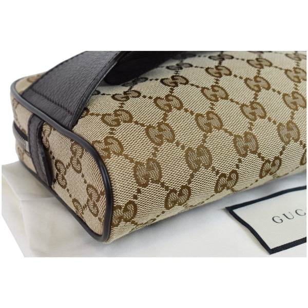 GUCCI GG Monogram Canvas Belt Bag Beige 449174