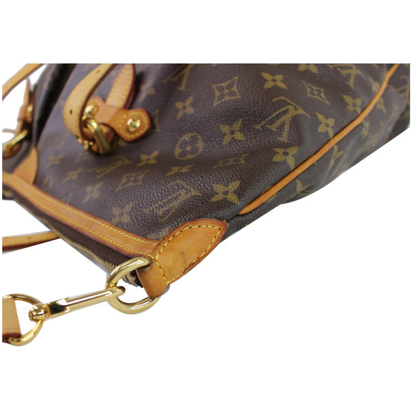 Louis Vuitton Palermo GM Monogram Canvas Crossbody Bag close corner