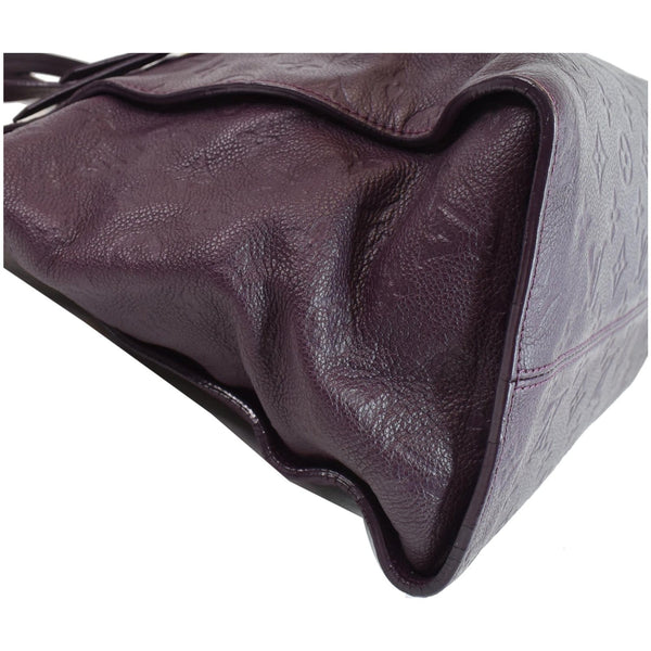 LOUIS VUITTON Lumineuse PM Monogram Empreinte Leather Shoulder Bag Plum