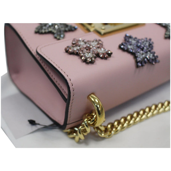 Gucci Padlock Star Small Embroidered Shoulder Bag stars