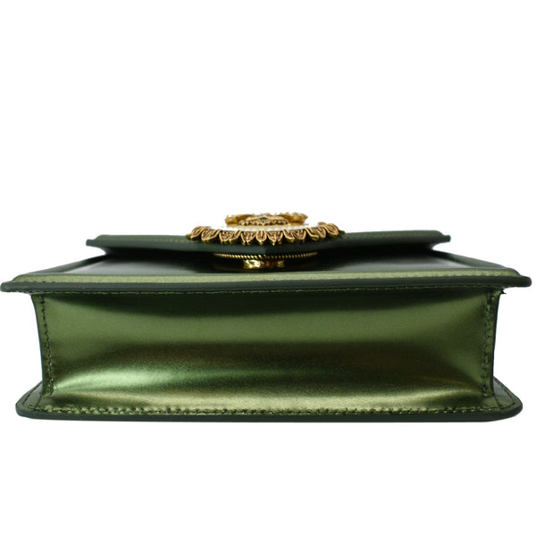 Dolce & Gabbana Small Devotion Nappa Mordore Leather Bag