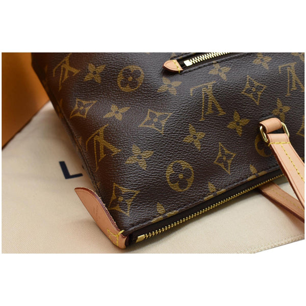LOUIS VUITTON Iena MM Monogram Canvas Shoulder Bag Brown