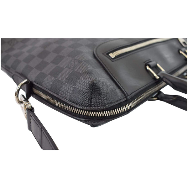 Louis Vuitton Porte-Documents Jour Graphite Briefcase - corner zip view