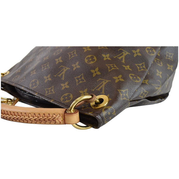 LOUIS VUITTON Artsy MM Monogram Canvas Shoulder Bag Brown