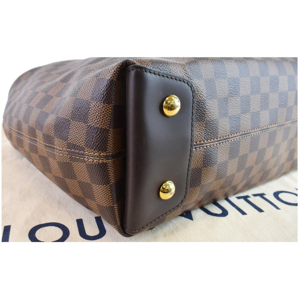 LOUIS VUITTON Duomo Hobo Damier Ebene Hobo Bag Brown