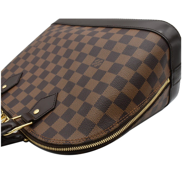 Louis Vuitton Alma PM Satchel Bag - brown exterior view