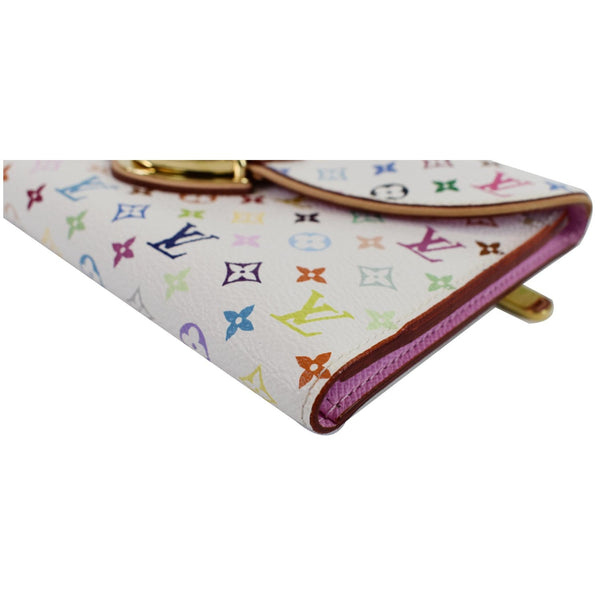 LOUIS VUITTON Eugenie Multicolor Monogram Wallet White