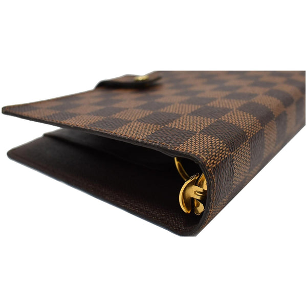 LOUIS VUITTON Agenda MM Damier Ebene Planner Cover Brown