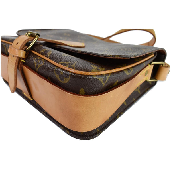 Louis Vuitton Cartouchiere PM Monogram Canvas Tote Bag - left side view