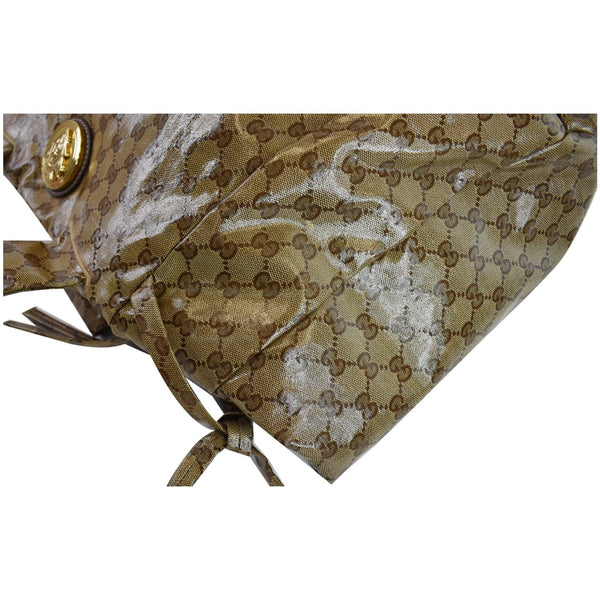 Gucci Hysteria Large Crystal Coated Canvas Bag side view