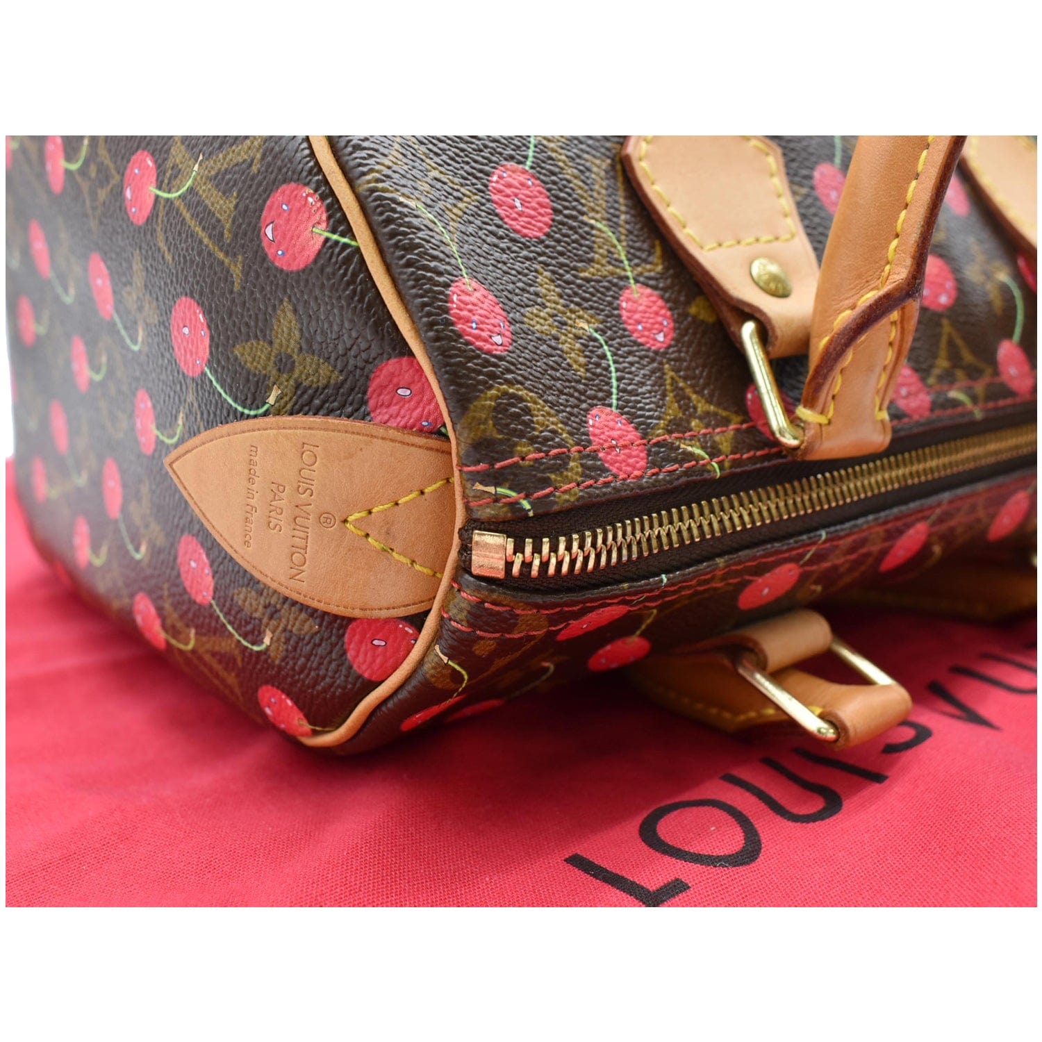 Louis Vuitton Monogram Cherry Cerises Speedy 25 Bag