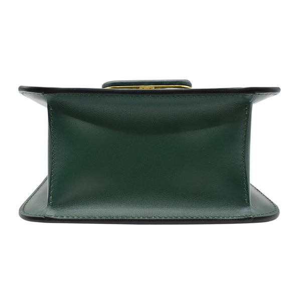 VALENTINO Garavani VSling Small Smooth Leather Shoulder Bag Green