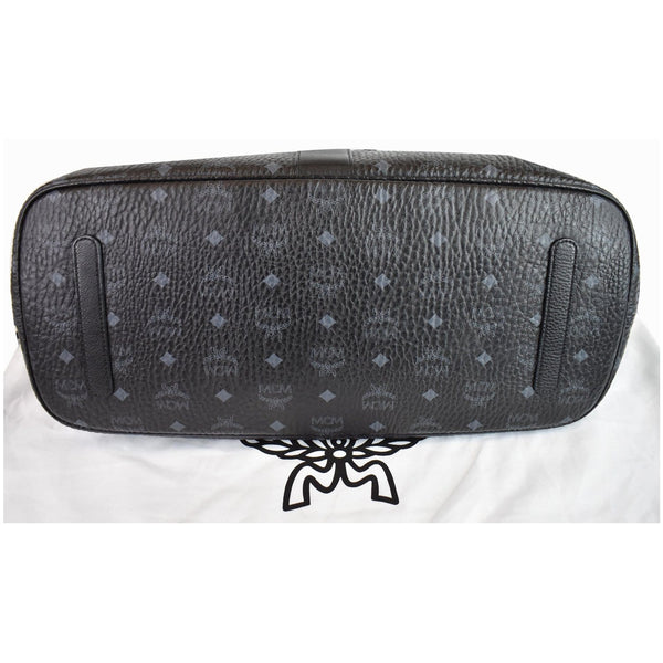 MCM Large Liz Visetos Reversible Shopper Tote Bag Black