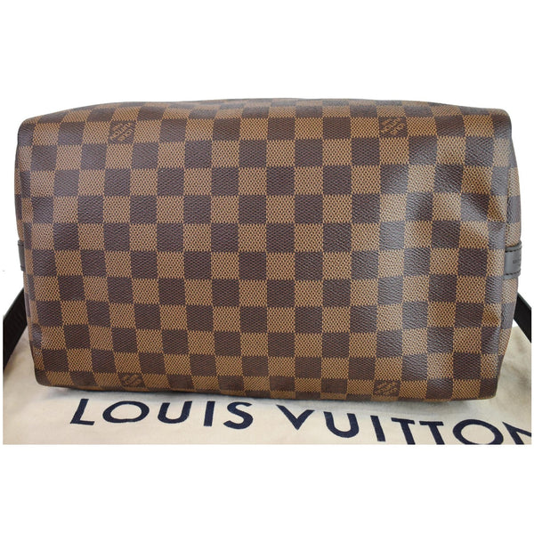 Louis Vuitton Speedy 30 Damier Ebene Shoulder Bag - flat bottom