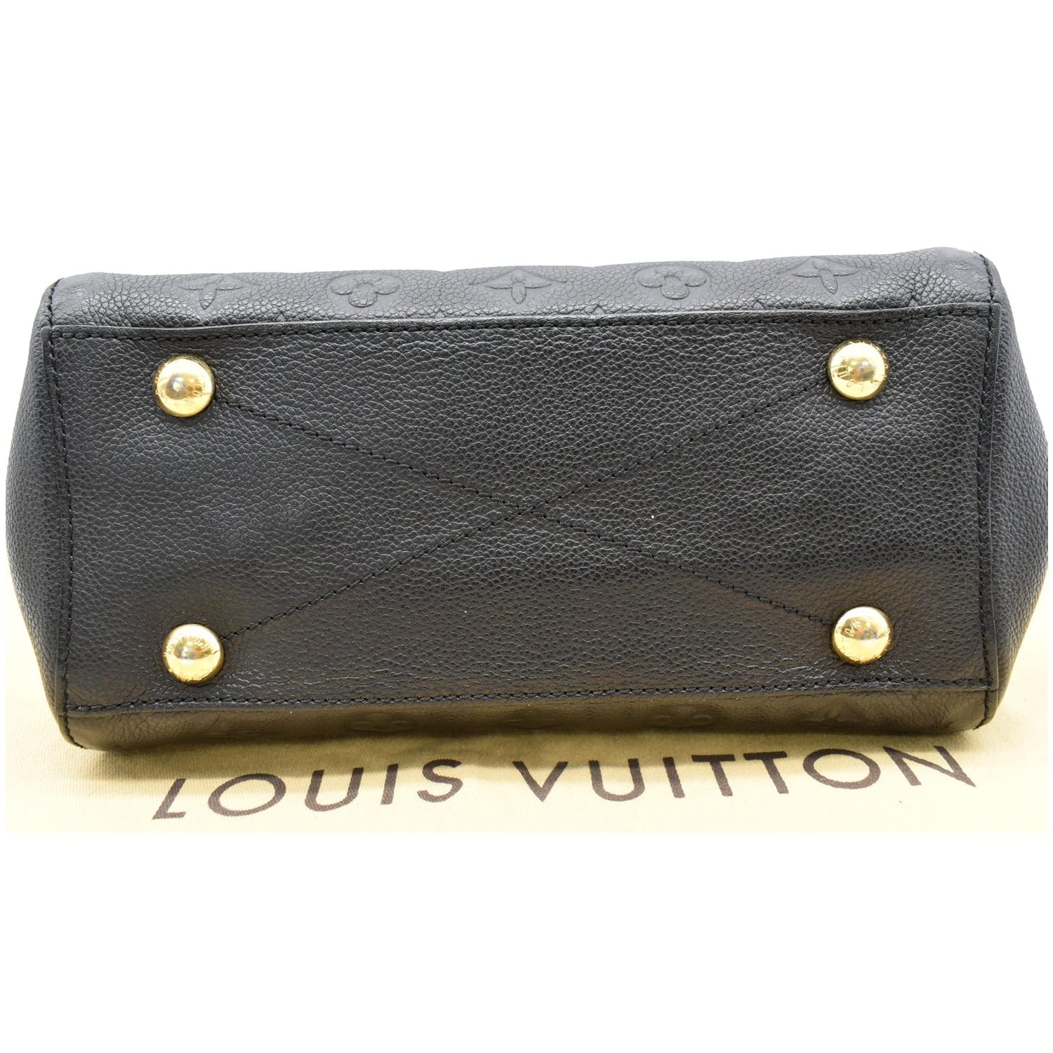 Louis Vuitton Félicie Pochette Noir Monogram Empriente Leather