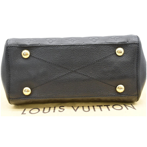 LOUIS VUITTON Montaigne BB Monogram Empreinte Leather Satchel Bag Black
