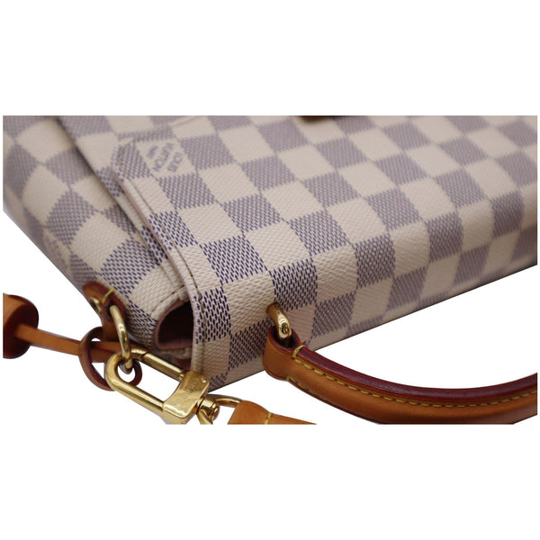 Louis Vuitton Croisette Damier Azur Satchel Crossbody Bag