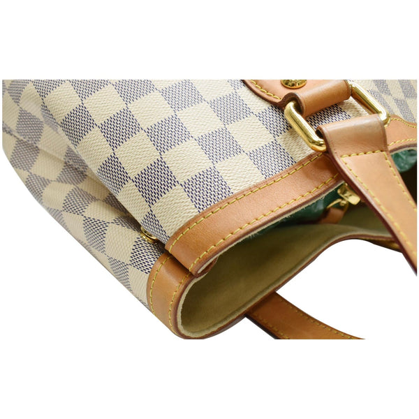LOUIS VUITTON  Hampstead PM Damier Azur Shoulder Bag White