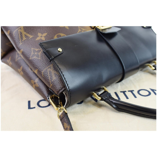 LOUIS VUITTON One Handle Flap MM Monogram Canvas Shoulder Bag Brown