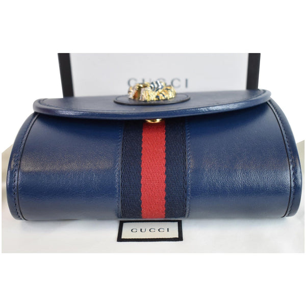 Gucci Rajah Mini Leather Chain handbag bottom
