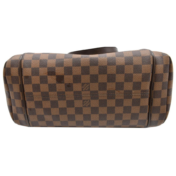 LOUIS VUITTON Totally MM Damier Ebene Shoulder Bag Brown