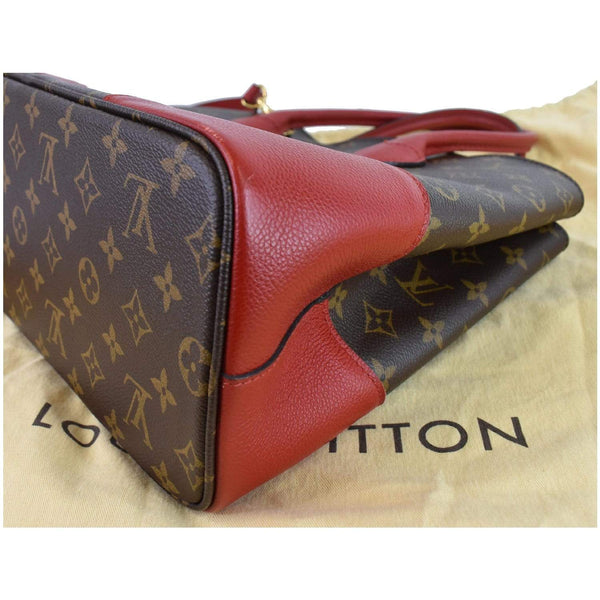 Louis Vuitton Flandrin Monogram Canvas Tote Bag - bottom corner