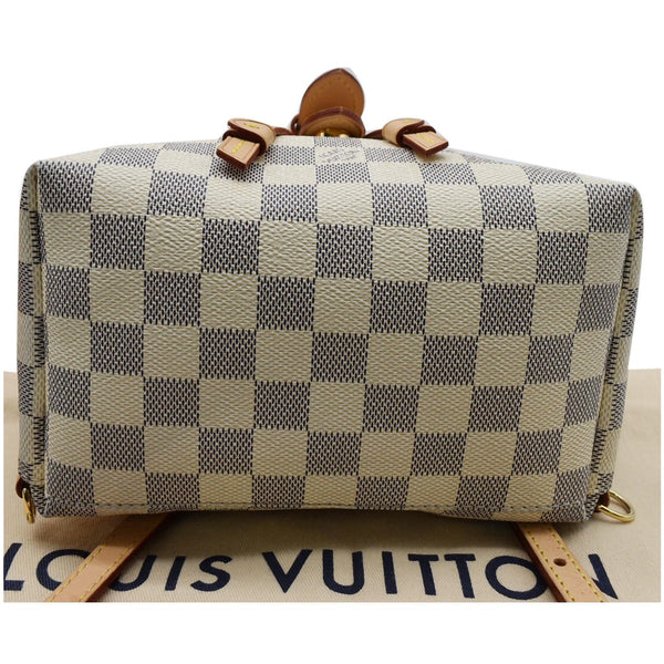 LOUIS VUITTON Sperone BB Damier Azur Backpack Bag White